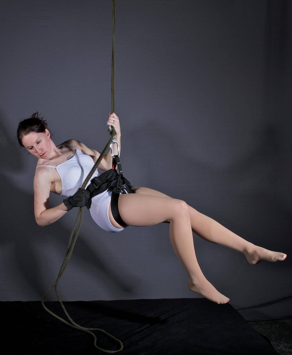 Rope Harness Lowering - Pose Reference by SenshiStock