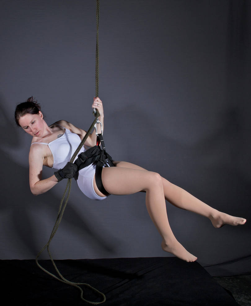 Rope Harness Lowering - Pose Reference by SenshiStock