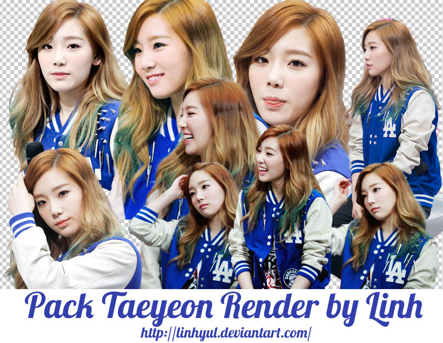 Pack Taeyeon Render by LinhYul