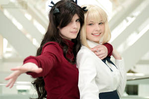 Rin and Saber by maridah