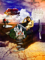 Mes chateaux dans le cosmos by Solombre
