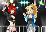 Commission: Front Row Babes by Kurumi-Lover