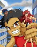 Commission: Big Trouble by Kurumi-Lover