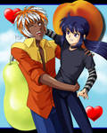 Commission: Coupla Fruits by Kurumi-Lover