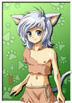 Commission: White Cat by Kurumi-Lover