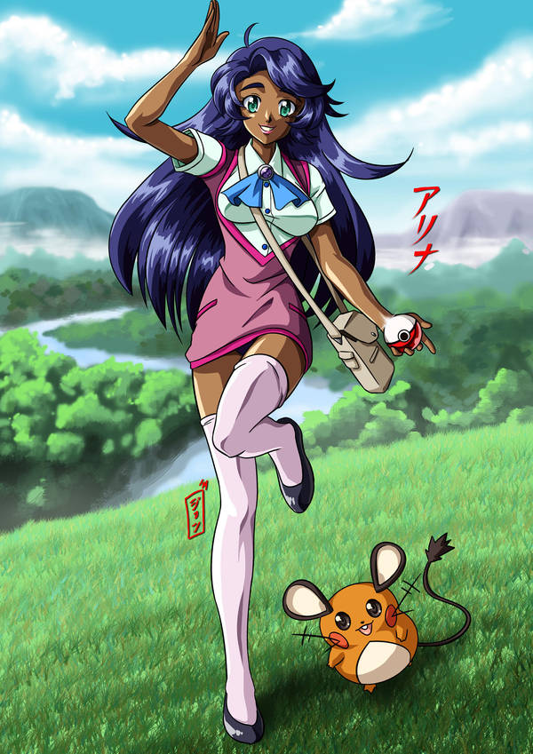 OC Arina Wants to Battle! by Kurumi-Lover