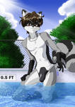 Commission: At the Pool by Kurumi-Lover