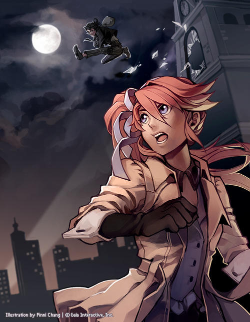 Gaia Online: Rookie Detective and Striking Thief by finni