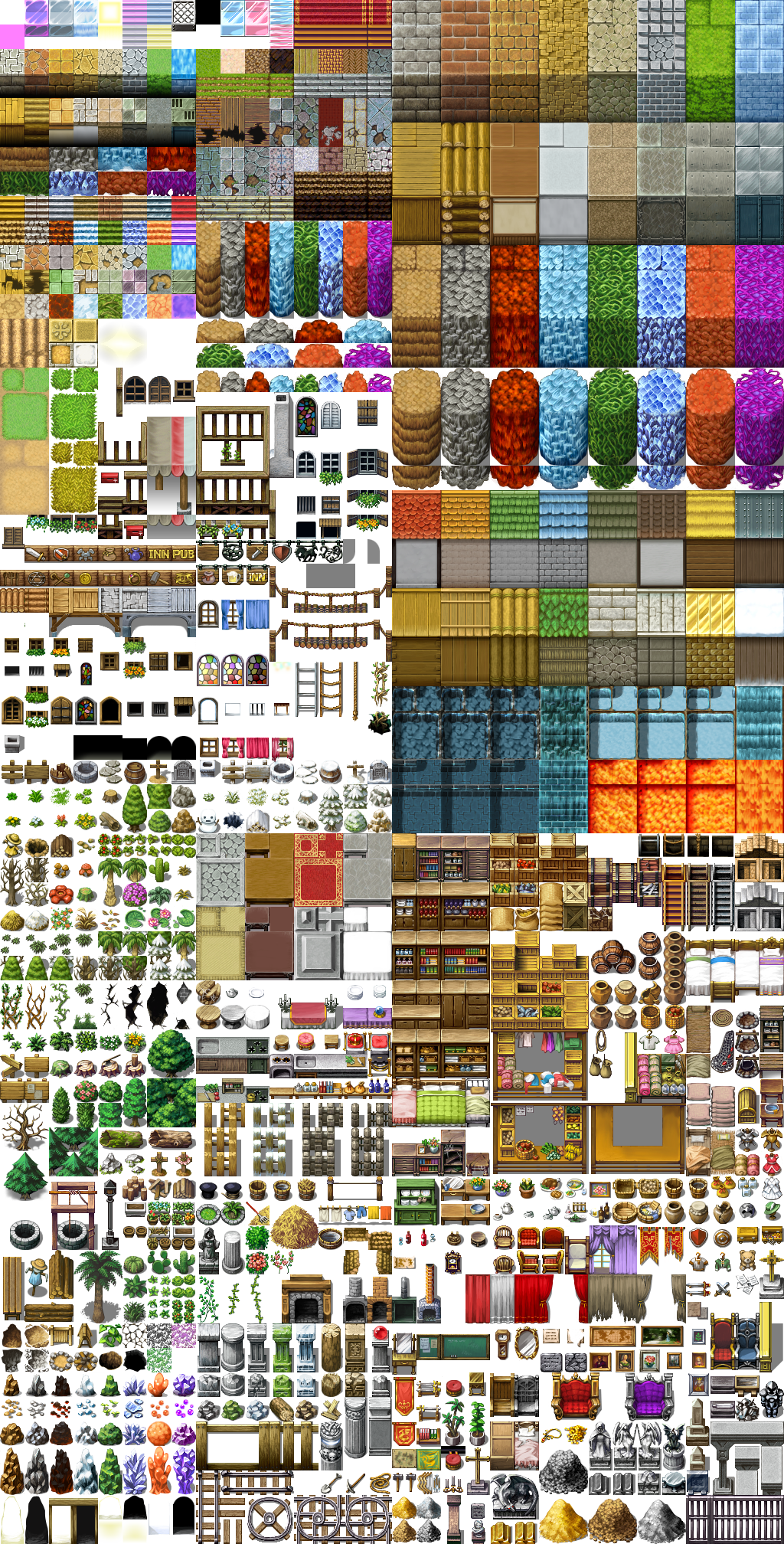 RPG Maker VX RTP Tileset by telles0808