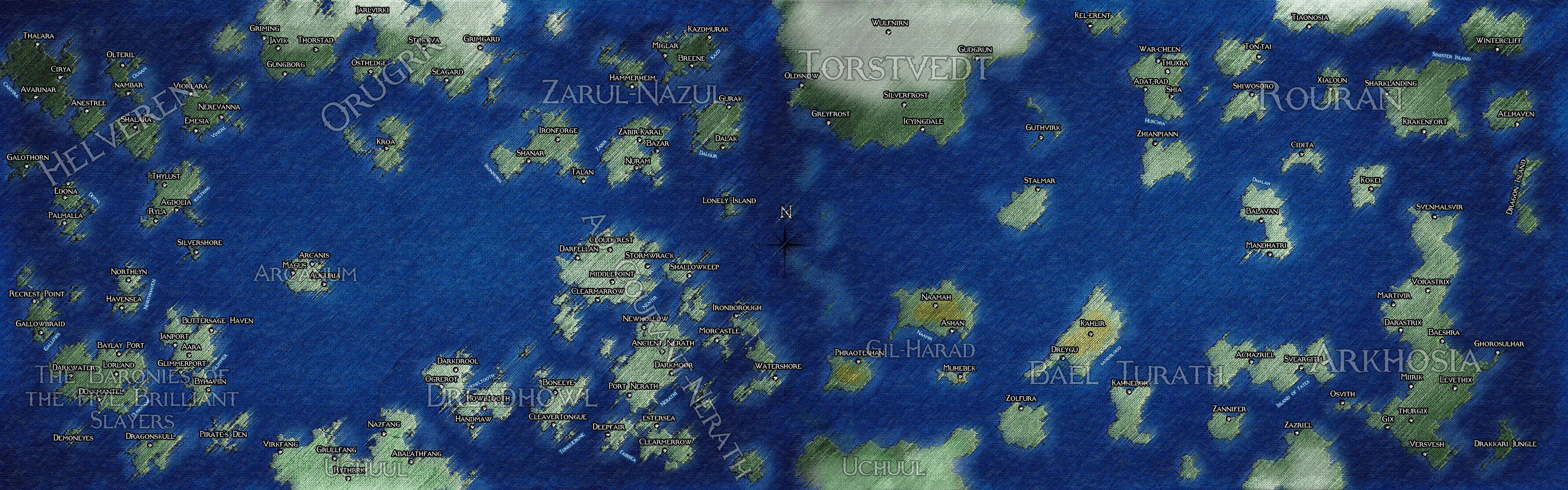 pirate Campaign Map by ThedasScholar