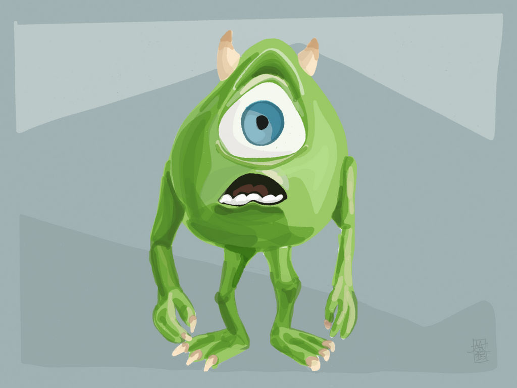 Mike Wazowski by digitalchet
