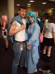 Yukina and Kuwabara by samtoenail