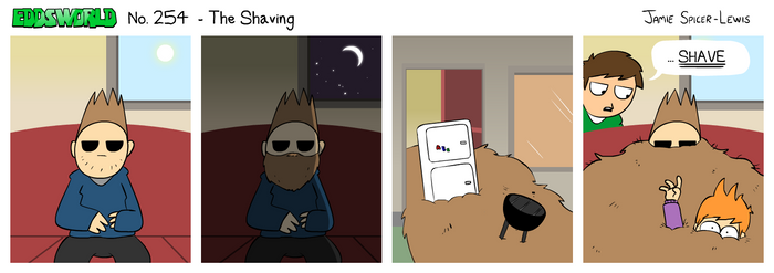 EWCOMIC No. 254 - The Shaving by eddsworld