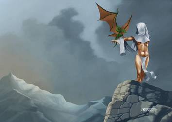 Dragon Huntress by solterbeck65