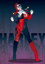 FanArt Harley-Quinn Beauty by solterbeck65