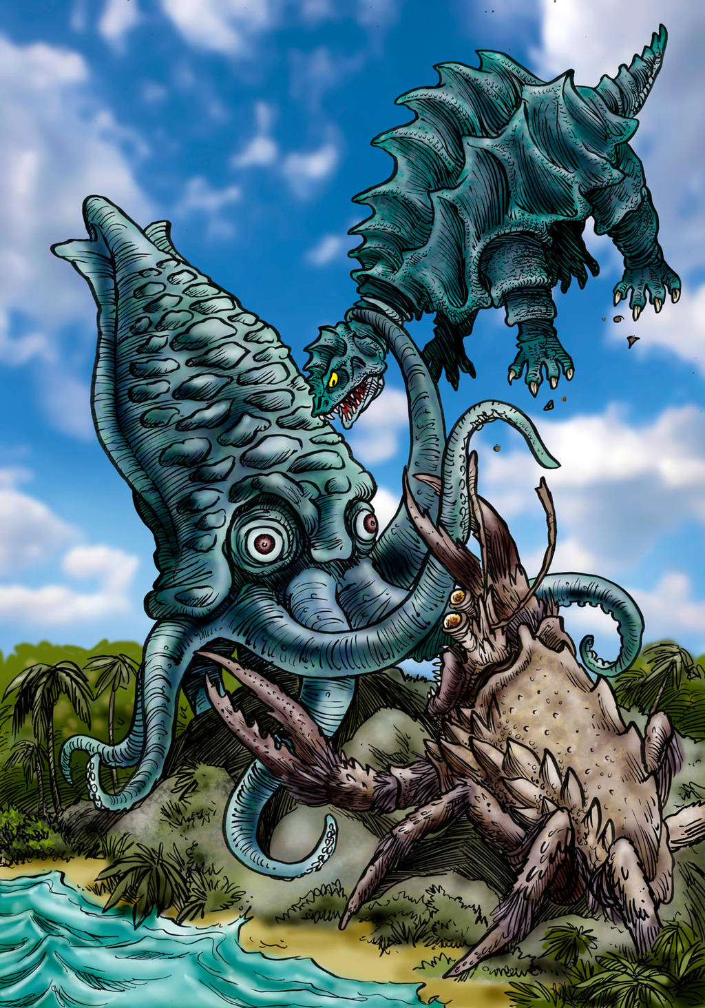 Kaiju by Loneanimator on DeviantArt