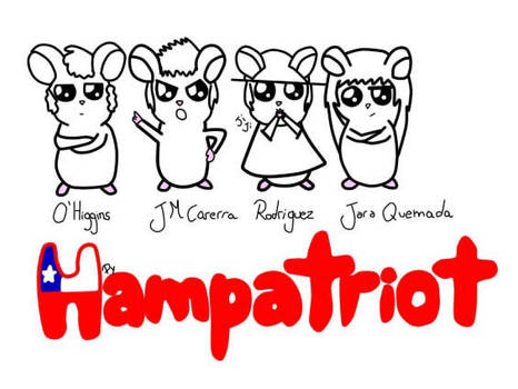 Hampratriots little hamster by the reason or force by PaunyPaws