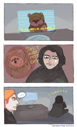 kylo ren is a big softie by Randomsplashes