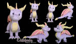 Spyro Custom Plush by Chibi-pets