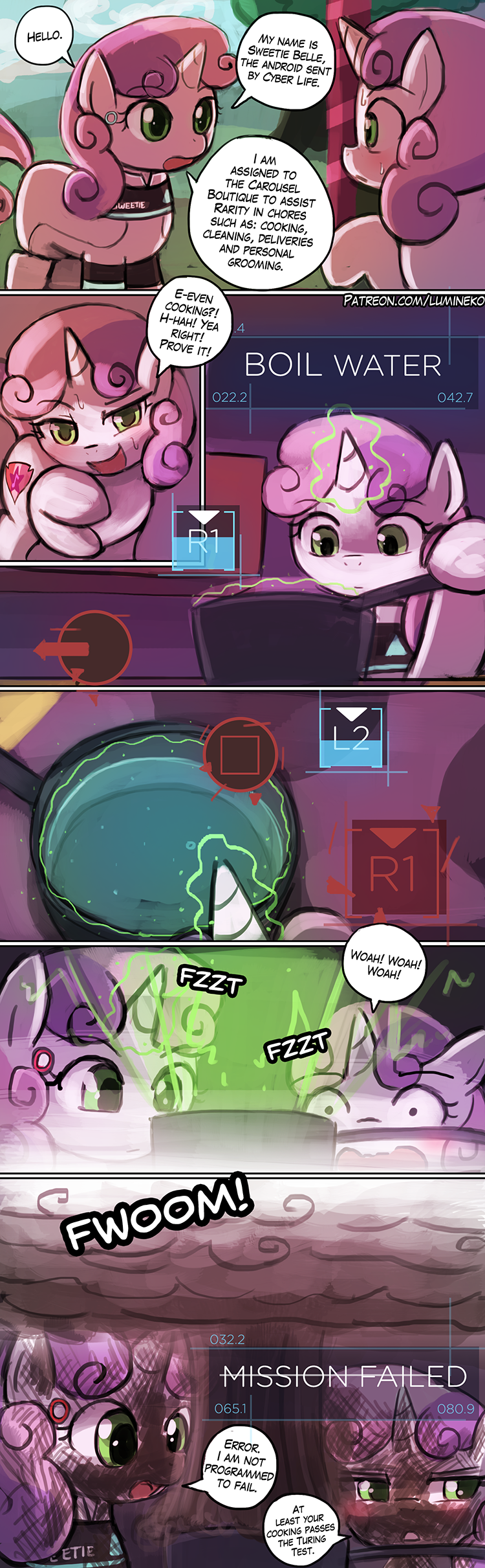 My name is Sweetie Belle by luminaura