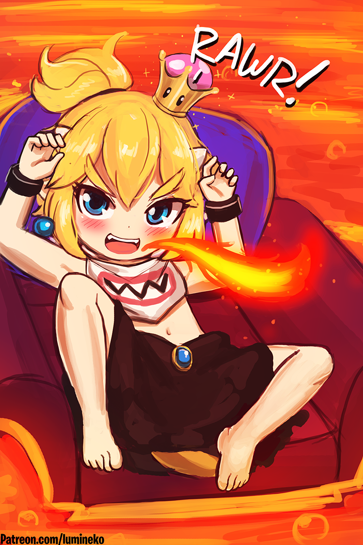 Bowsette Jr. by luminaura