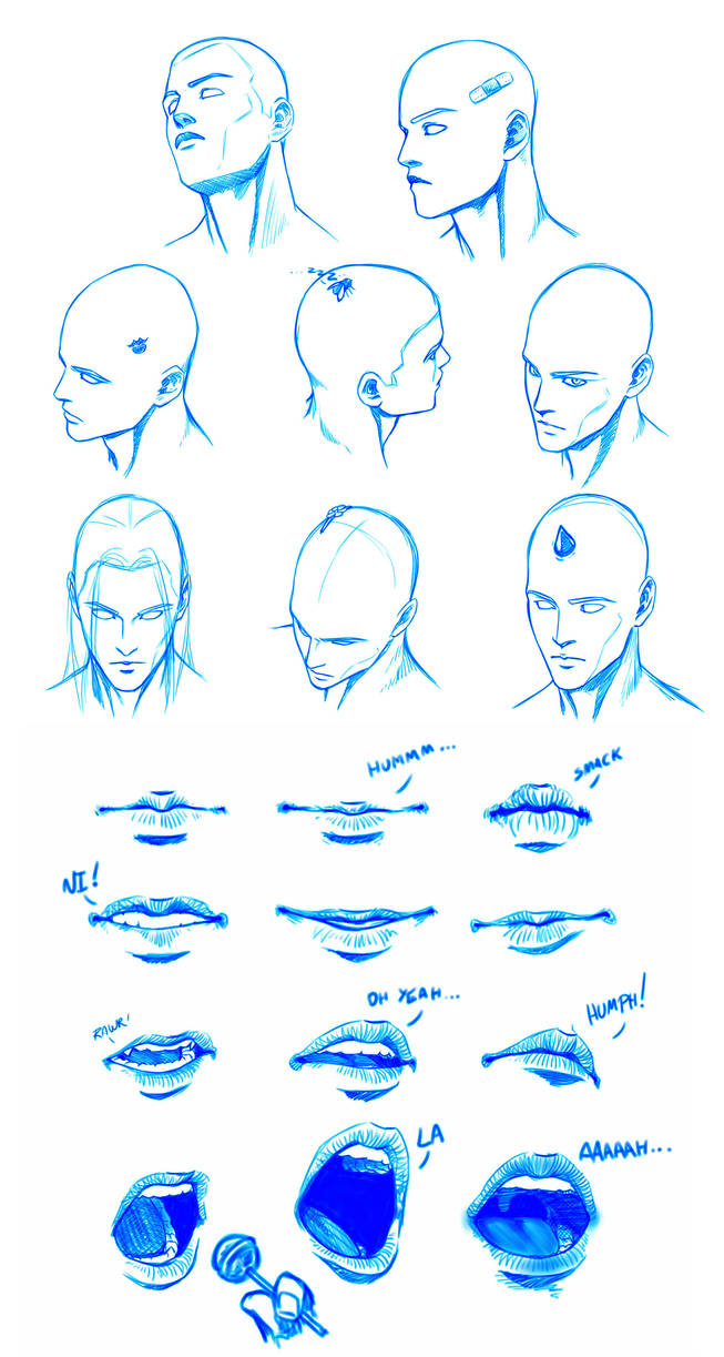 HEAD and MOUTH stuff by Washu-M