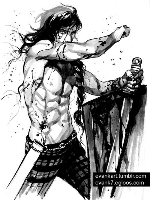 a celt warrior(2) by evankart