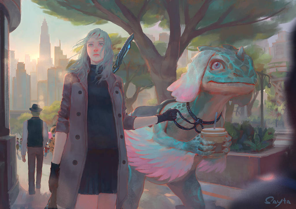 Dragon rider by Sayta0 Dragon rider by Sayta0