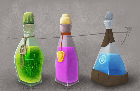 Potions set 01 by SirInkman