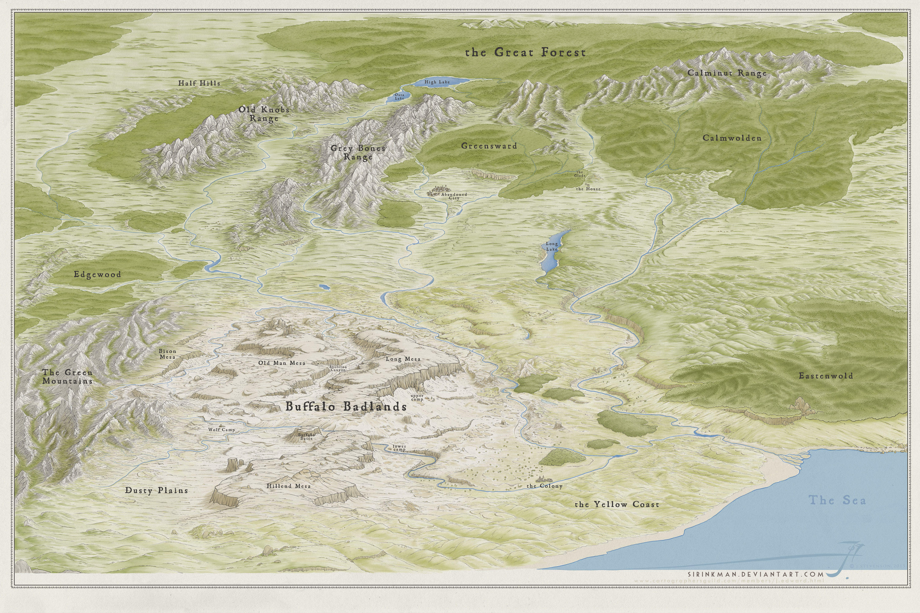 ESB Overview Map by SirInkman
