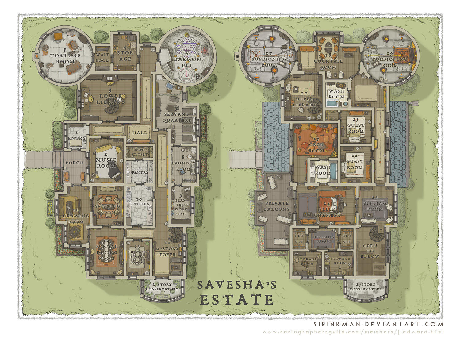 Wizards Academy - Savesha's Estate by SirInkman