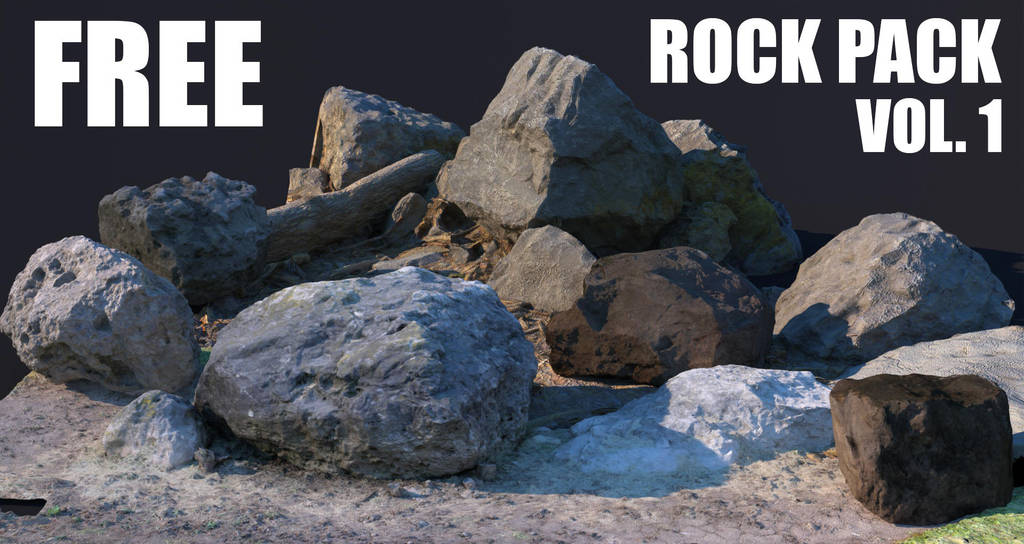 Free 3D Rock Pack by benchi