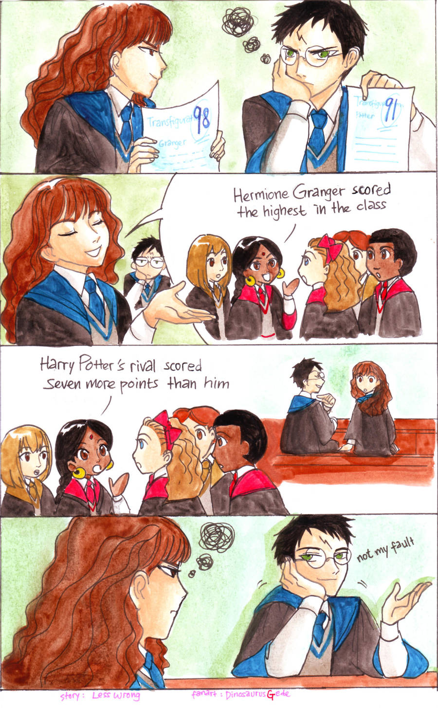 Potter's Academic Rival by dinosaurusgede