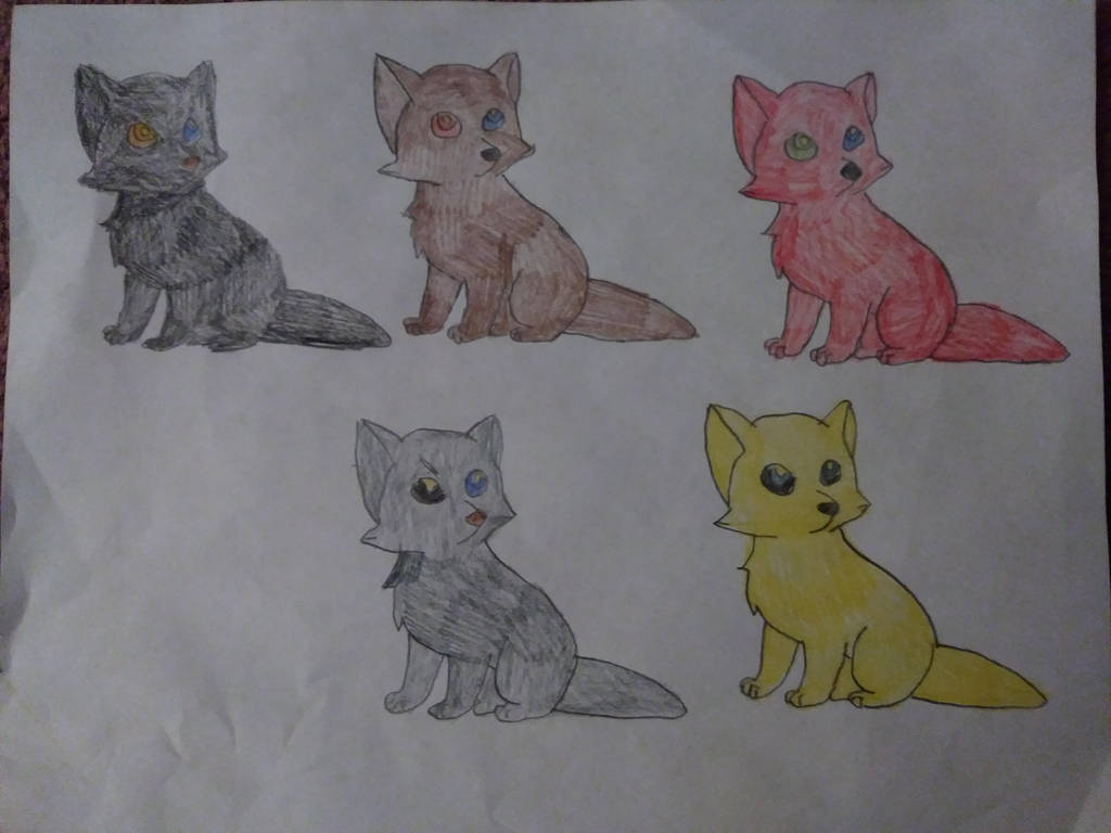 Connor and Connie's Pups- Art Adoption by CalliesKennel