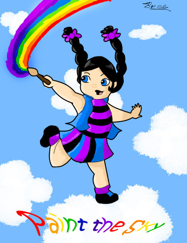100 Themed Paint The Sky by Lillmissthang