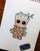 Chibi Baby Groot :) by Sh-artworks