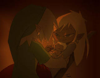 Link and Tetra: Firstborn by BeagleTsuin