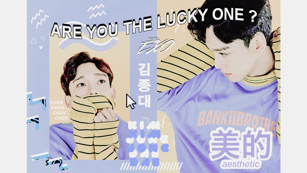 Chen Exo Lucky One Wallpaper By Exoeditions On Deviantart