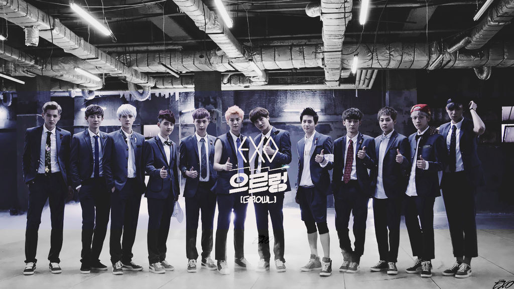 Exo Growl Wallpaper Ot12 By Exoeditions On Deviantart