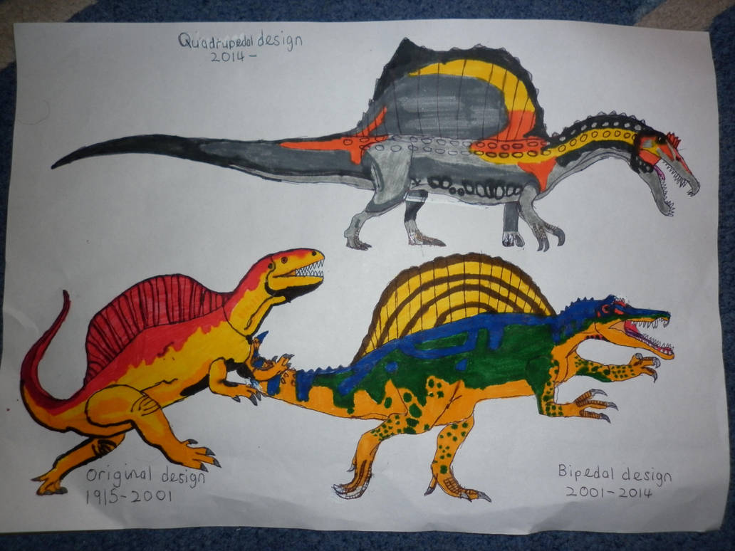 different types of spinosaurus