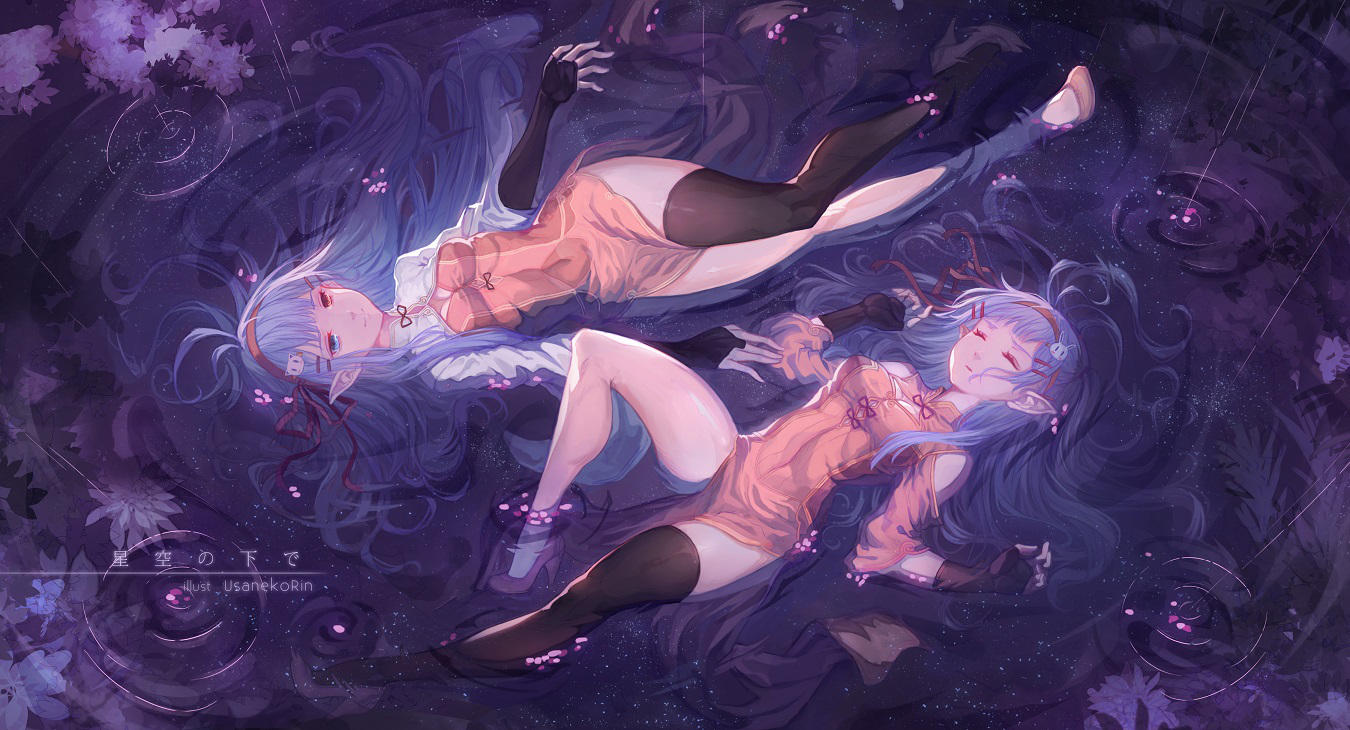 Under the starry sky by 0bakasan