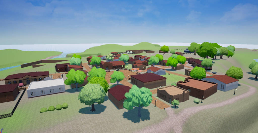 Pumpkin Online Pumpkinvale town in progress by Pumpkin-Days-Game