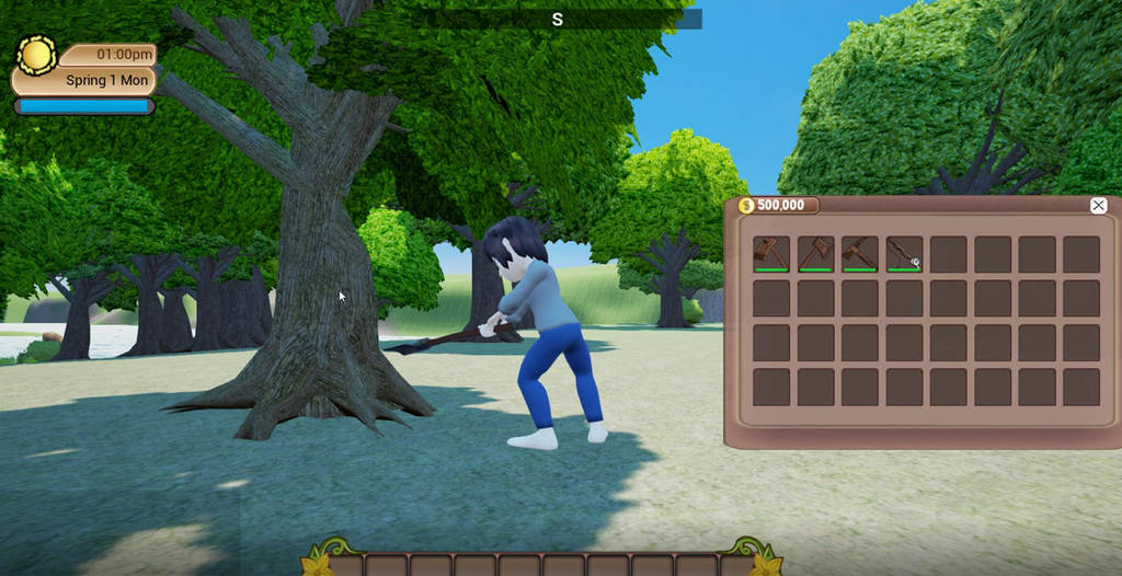 Pumpkin Online Chopping down a tree by Pumpkin-Days-Game