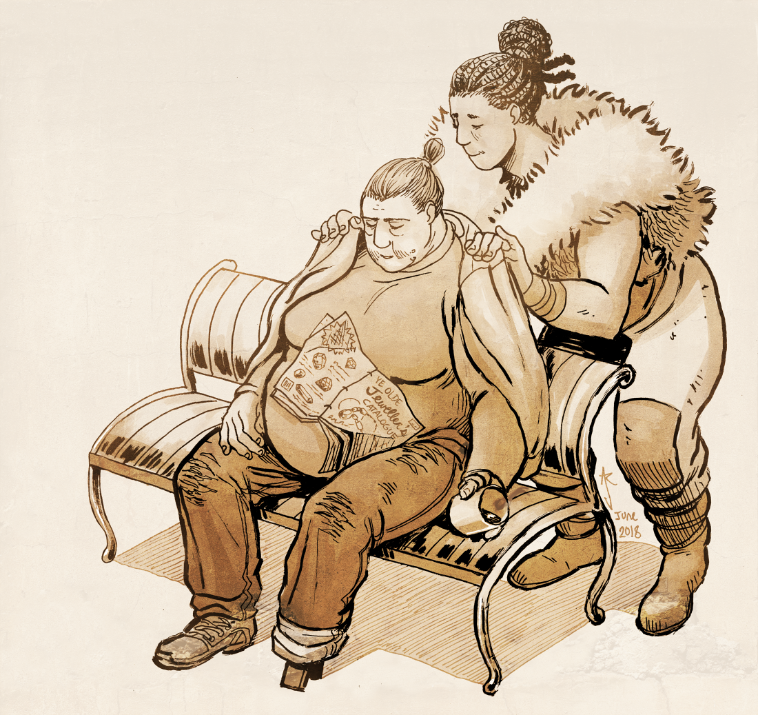 Chill times for Stonehenge and Alsoomse by Jackarais