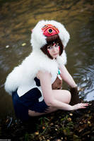 Mononoke Hime: Cautious by e-l-y-n-n