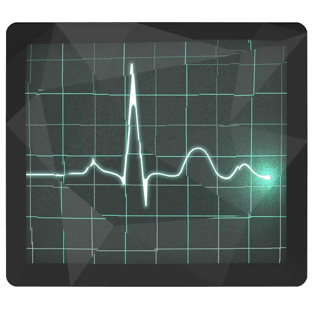 Low-Poly Activity Monitor Icon by BenWurth