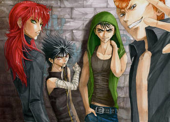 Yu Yu Hakusho is the shit by Atomic-Clover