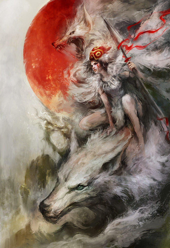 Princess Mononoke by muju