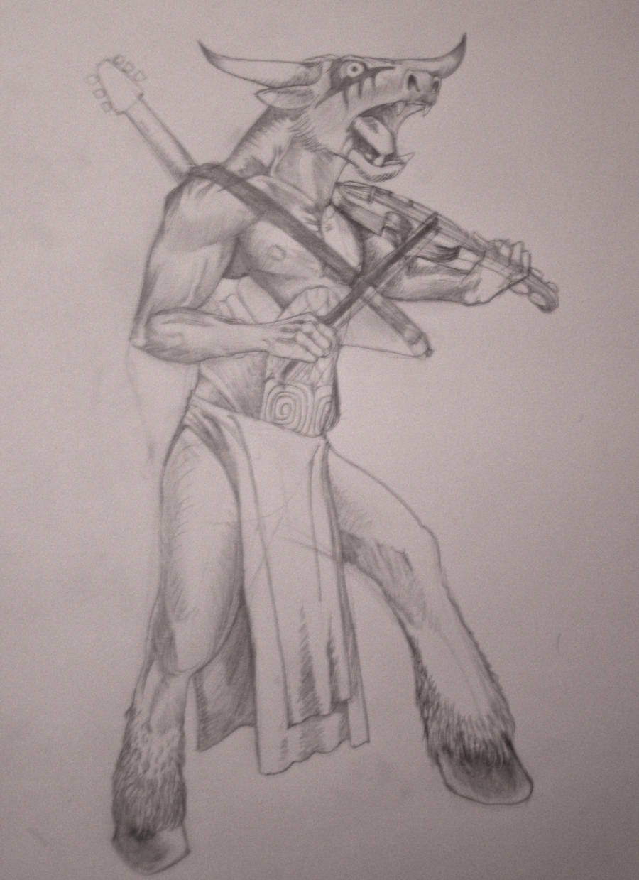 Minotauro y musica by MLinares