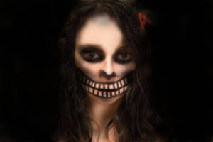 Halloween  Makeup - Skull by key97